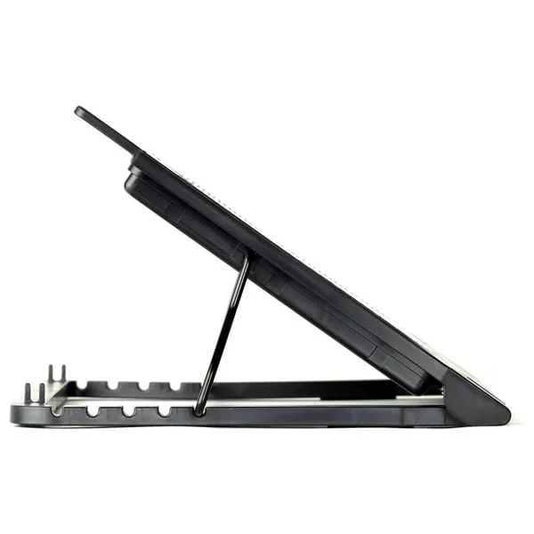قاعدة تبريد لابتوب Havit HV-F2051-Black مع مروحتين وارتفاع قابل للتعديل — 2