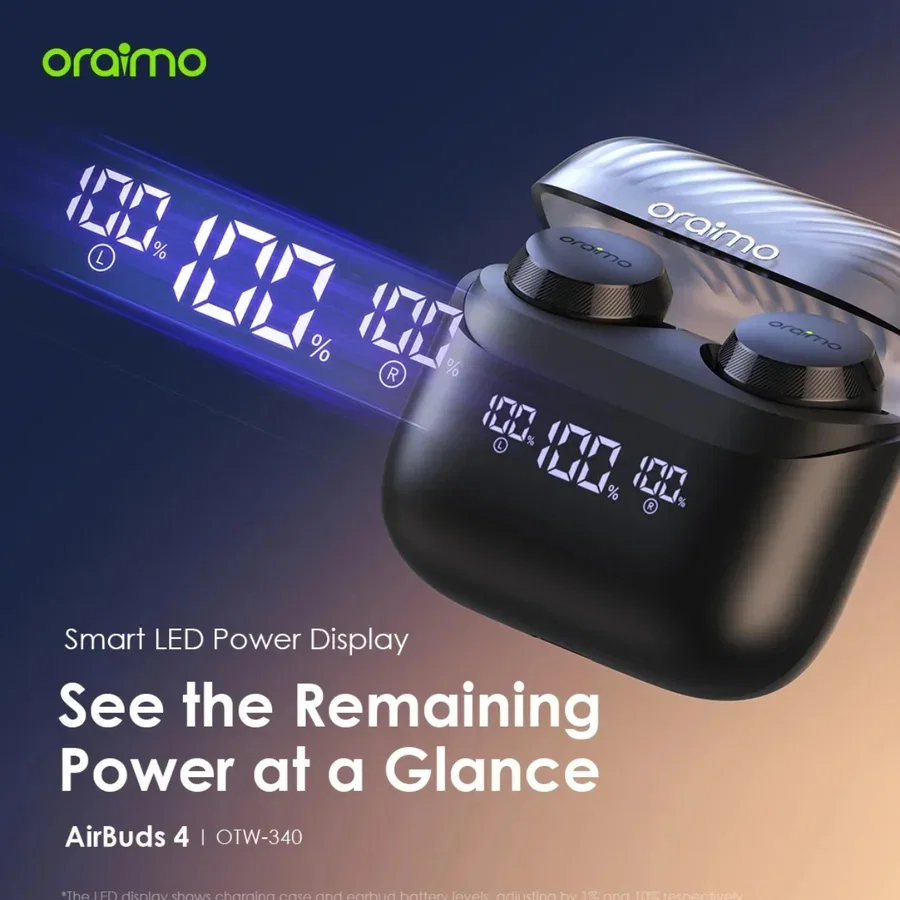 سماعات رأس لاسلكية Oraimo OTW-340 بتصميم مريح وصوت عالي الجودة - 5631 — 4