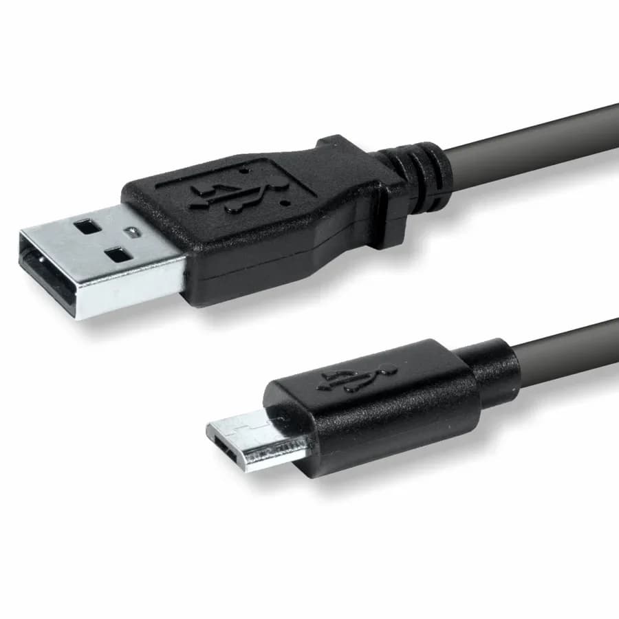 كابل VCOM USB AM إلى Micro USB و Lightning بطول 1 متر - 210197