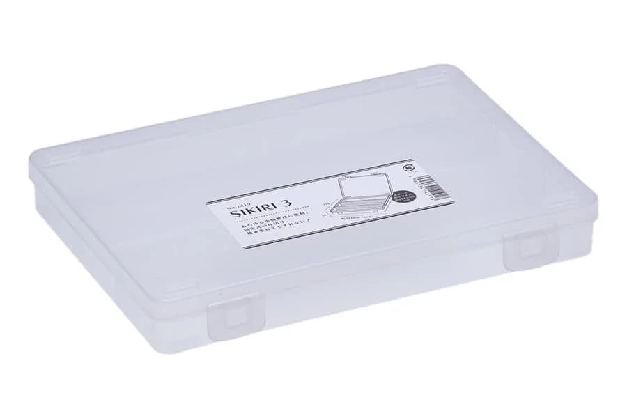 صندوق تخزين نحيف بثلاثة أقسام Slim container box SHIKIRI 3 - 4965534141918