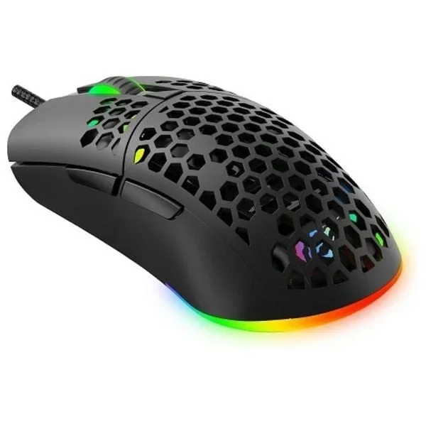 ماوس ألعاب Havit MS1036 أسود مع DPI حتى 7200 وإضاءة RGB MS1036-black