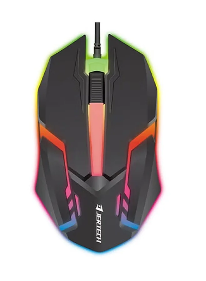 فأرة ألعاب سلكية JERTECH M200 TG مع إضاءة RGB - 251007