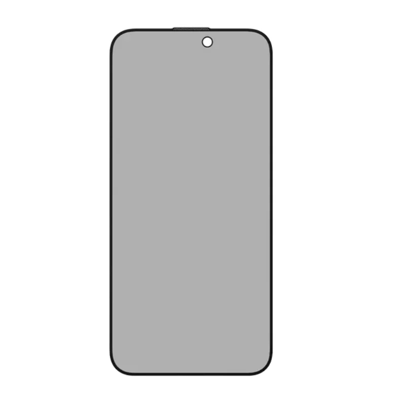 واقي شاشة Momax iPhone 15 عالي الدقة لحماية الخصوصية، أسود اللون، بتغطية كاملةMomax PZAP23SD1VD - 3014
