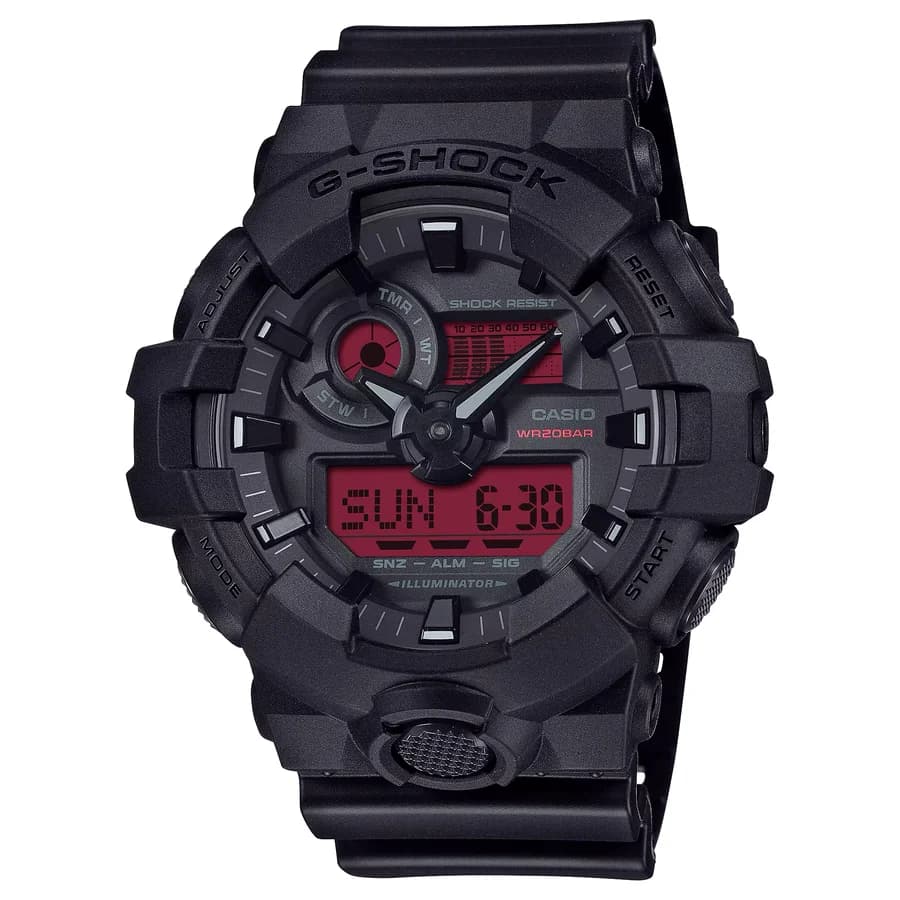 ساعة يد رجالية كاسيو G-Shock GA-700BBR-1ADR