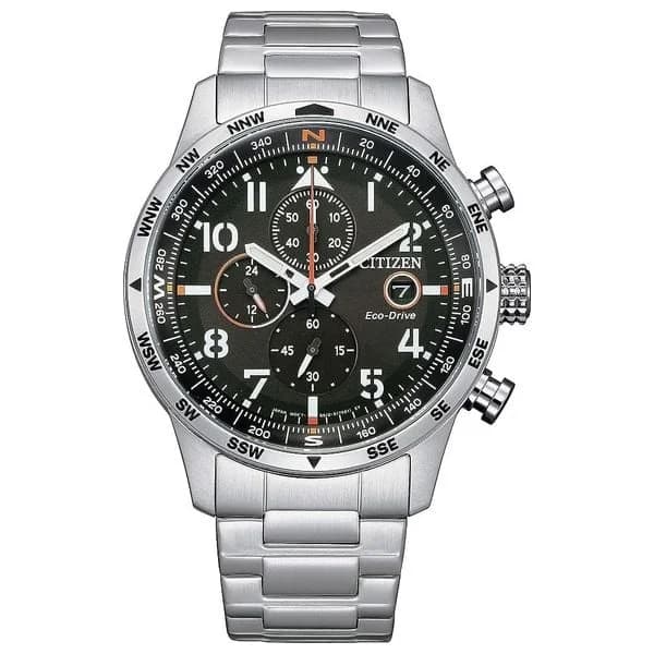 ساعة يد رجالية أنيقة من سيتيزن CA0790-83E بتقنية Eco-Drive وحركة Caliber B612