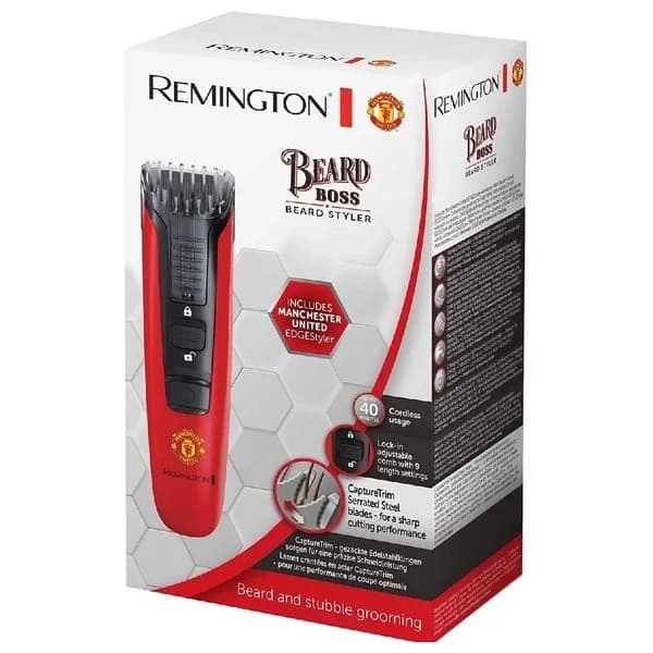 ماكينة حلاقة لاسلكية بتقنية شفرات الالتقاط والقطع من REMINGTON MB4128