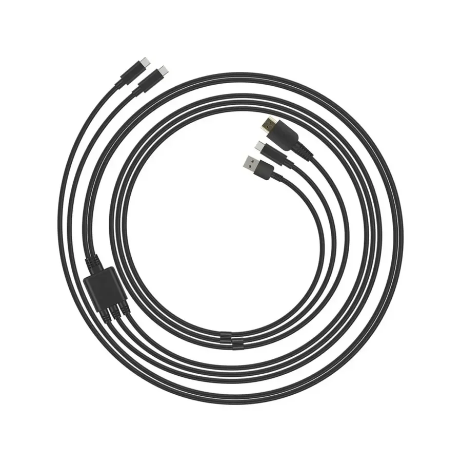 بلكين بوست تشارج فليكس سيليكون كيبل USB-C إلى USB-C 2.0، 1 متر، أسود وأبيض، 2 عبوة - CAB00Gbt1MBW2P K