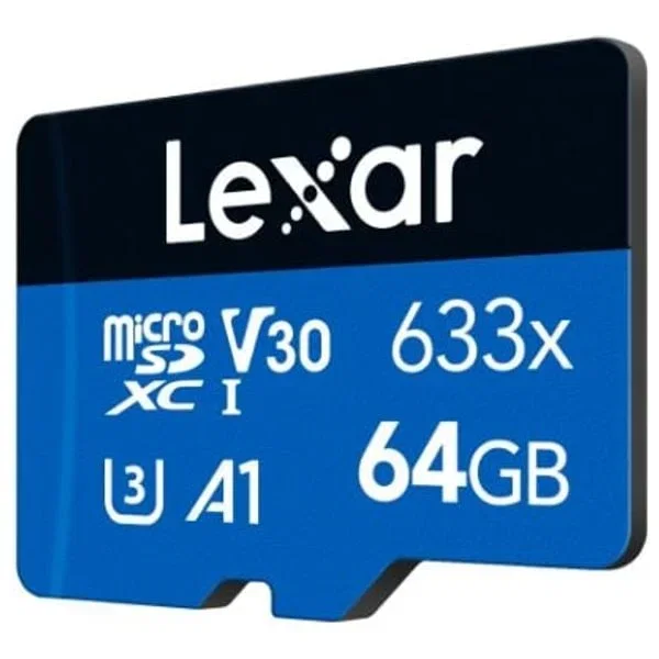 بطاقة تخزين ليكسار عالية الأداء - 64 جيجابايت - Lexar-64GB