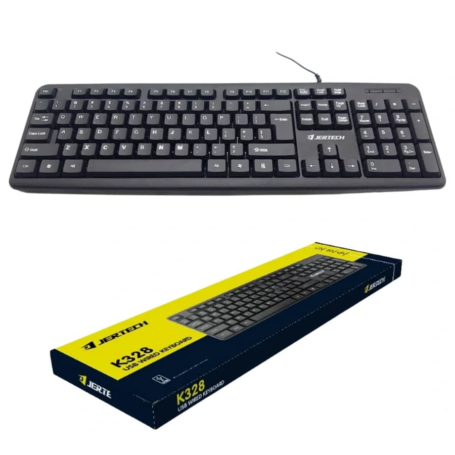 لوحة مفاتيح ميكانيكية سلكية JERTECH DK700 مع إضاءة RGB - 250987
