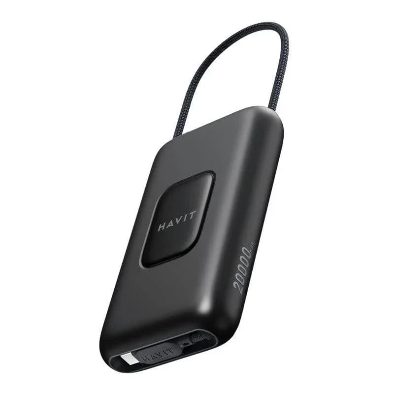 باور بنك Havit PB32 بسعة 10000mAh وقدرة 22.5W - أسود PB32-Black