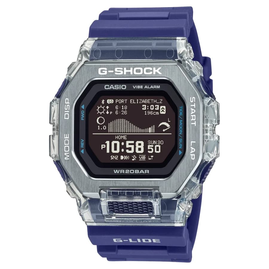 ساعة يد رياضية G-SHOCK GBX-100S-2DR بتصميم متوسط الحجم ومزايا متقدمة