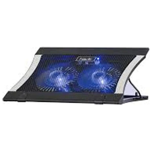 هافيت مروحة تبريد لابتوب مع 4 مراوح - F2051 - أسود