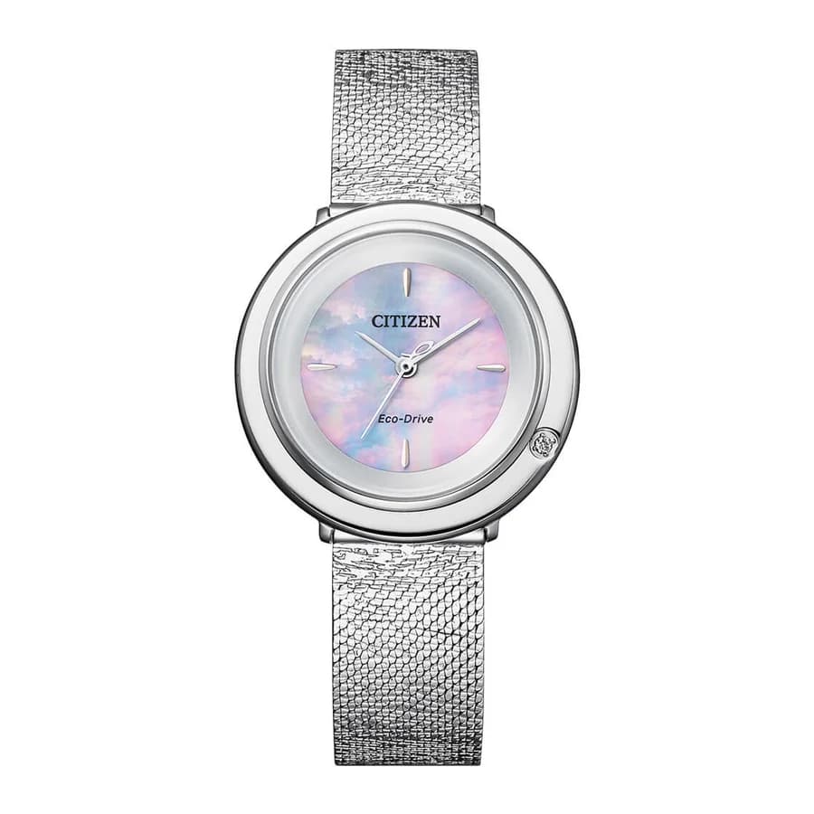 ساعة نسائية أنيقة بتقنية Eco-Drive من Citizen - EM0640-91D