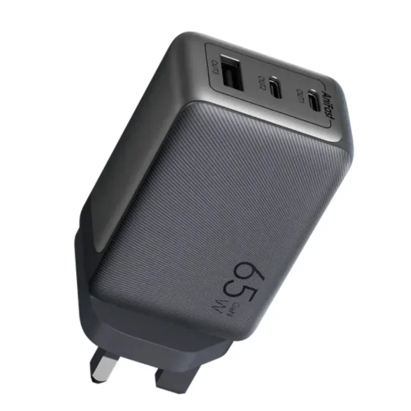 شاحن Oraimo 65W بتقنية GaN مع كابل USB Type-C إلى USB Type-C - أسود - 5288
