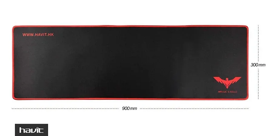 ماوس باد ألعاب Havit HV-MP830 أسود كبير الحجم 90x30 سم - HV-MP830-Black — 2