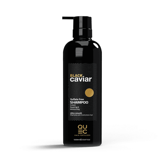 QUEC SHAMPOO BLACK CAVIAR 1000ML-كويك شامبو بلاك كافيار 1000مل — 2