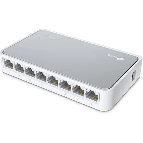 مفتاح إيثرنت غير مُدار TP-LINK LS1008 مع 8 منافذ بسرعة 10/100 ميجابت في الثانية - 280024