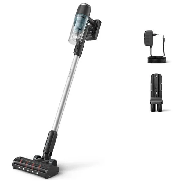 مكنسة كهربائية لاسلكية 25 فولت مع تقنية PowerCyclone 10 XC303161 مع ايكاسا مكوى بخاري 2000 واط أزرق | SL2077A — 2