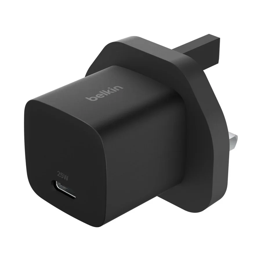 شاحن جداري بلكين بوست تشارج USB-C بقوة 25 واط - WCA012myBK