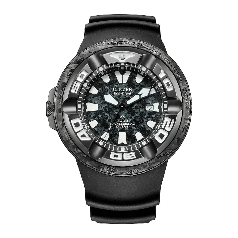 ساعة Citizen BJ8056-01E الاحترافية للغوص بتقنية Eco-Drive