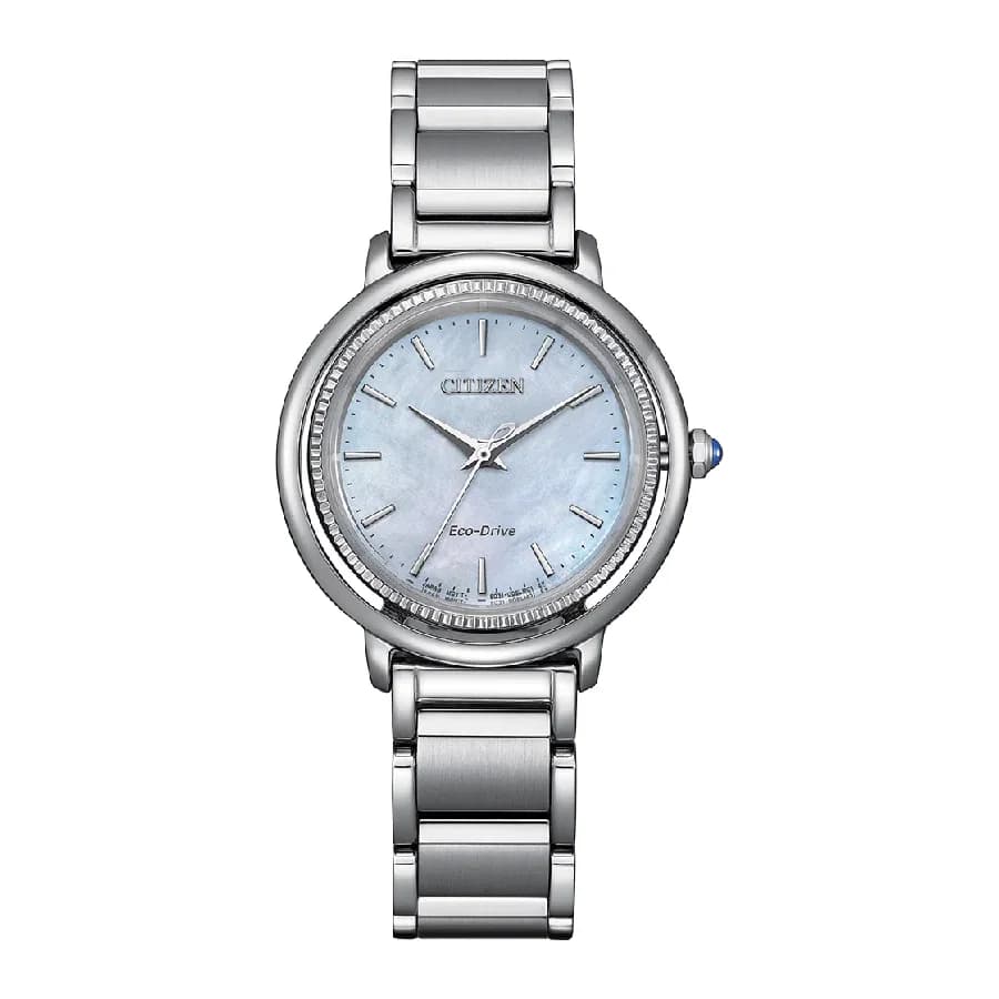 ساعة يد نسائية أنيقة بتقنية Eco-Drive من Citizen - EM1100-84D