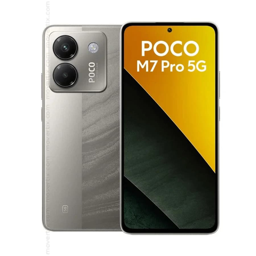 هاتف POCO M7 Pro 5G فضي 12GB RAM 256GB ROM - 6932554428457
