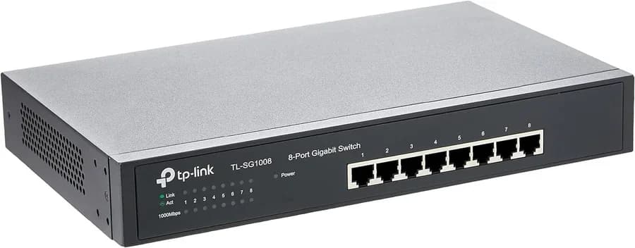 محول شبكة تي بي لينك 8 منافذ جيجابت TL-SG1008D - 280023 — 2