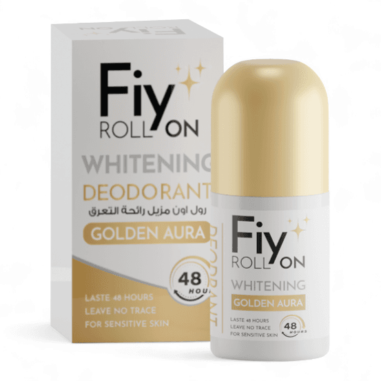 FIY ROLL ON DEODORANT GOLDEN AURA 75ML- رول فاي مزيل رائحة التعرق كولدن اورا 75مل