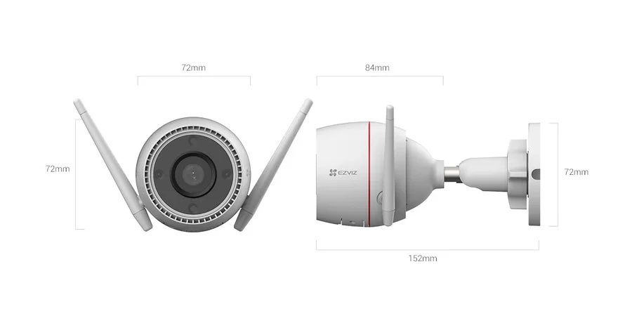 كاميرا مراقبة خارجية عالية الدقة EZVIZ H3c 4MP EZVIZ25 — 2