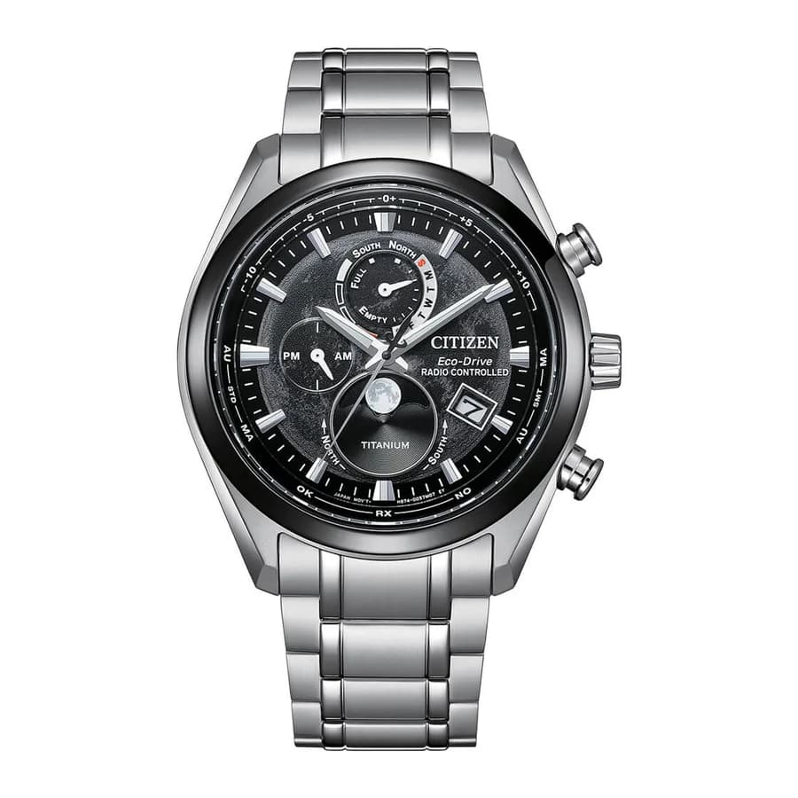 ساعة أنيقة للرجال بتقنية Eco-Drive من Citizen - BY1018-80E
