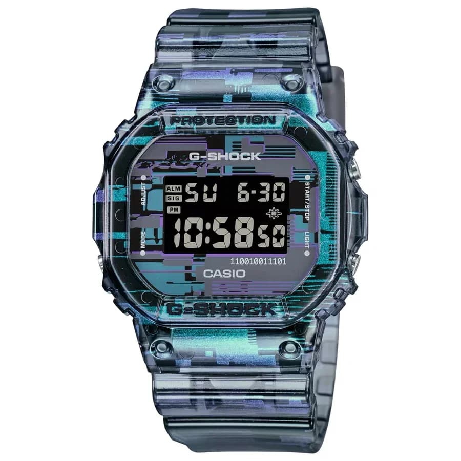 ساعة يد رجالية رقمية مقاومة للماء من سلسلة G-SHOCK DW-5600NN-1DR
