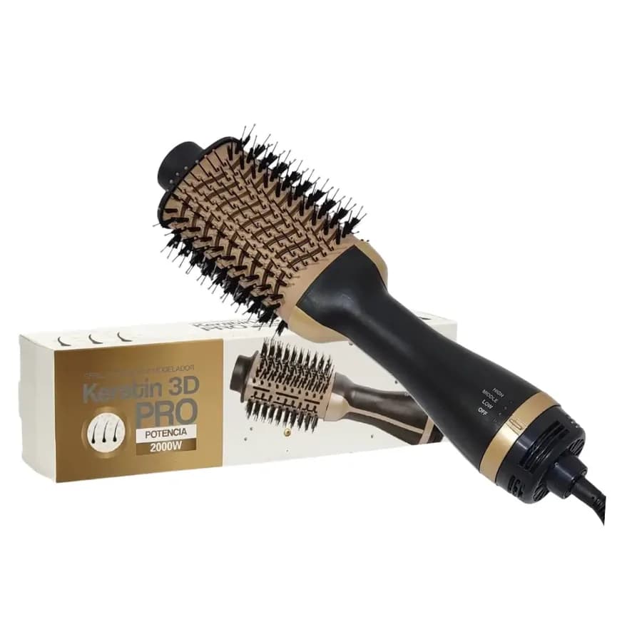 فرشاة شعر 3D PRO Keratin بقوة 2000 واط - phdz02