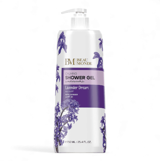 BEAU MONDE SHOWER GEL LAVENDER DREAM-750 ML-بيوموند غسول جسم بزهرة الافندر 750مل