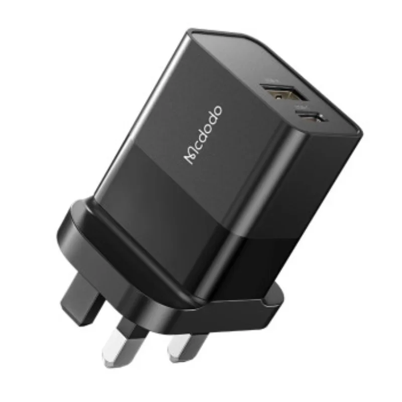 شاحن MC Hydrogen Series 20W PD+QC أسود - CH-1301