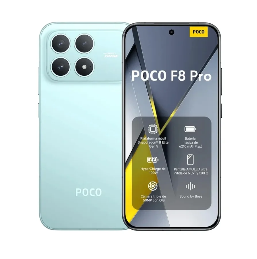 هاتف POCO F8 Pro أزرق 12 جيجابايت رام 512 جيجابايت ذاكرة داخلية - 6932554474263
