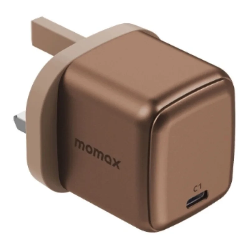 شاحن Momax Charge & Port GaN 65W (UK) ذهبي - منفذ USB-C - 3482 — 2