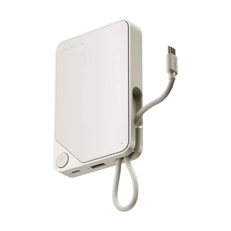 شاحن Momax Power X بسعة 10000mAh مع كيبل USB-C مدمج - 3507