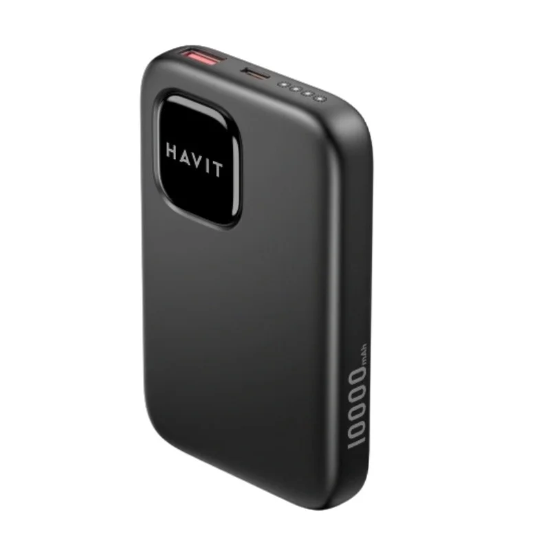 شاحن طوارئ Havit PB31 بسعة 10000mAh وطاقة 22.5W - أسود - 6595