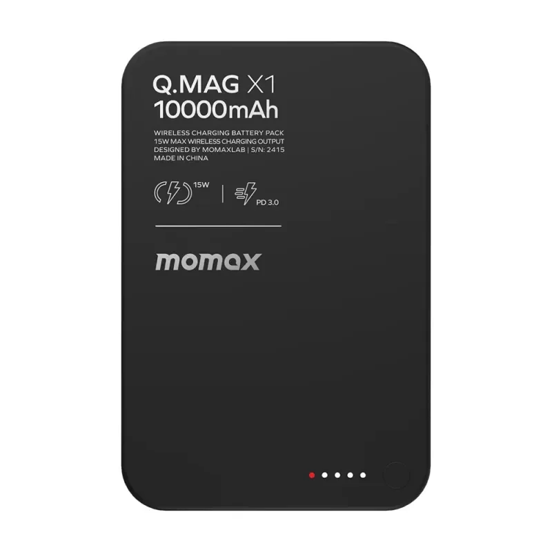 بطارية Momax Q.Mag X1 Qi2 مغناطيسية لاسلكية 10000mAh - الجيل الثاني - 3682