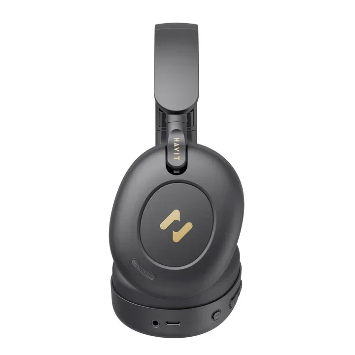 سماعة رأس لاسلكية Havit H655BT PRO بتقنية بلوتوث 5.3 - أسود H655BTPRO-Black — 2