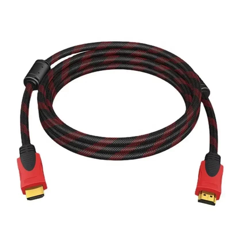 كابل HDMI عالي السرعة من VCOM إصدار 1.4 بطول 3 متر باللون الأحمر - 210222