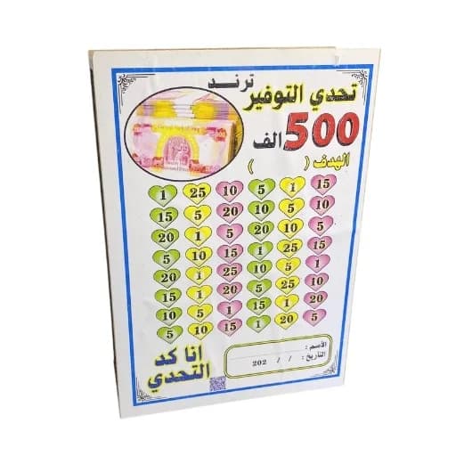 حصالة نقود فئة 500 ألف دينار بتصميم مميز - 8310