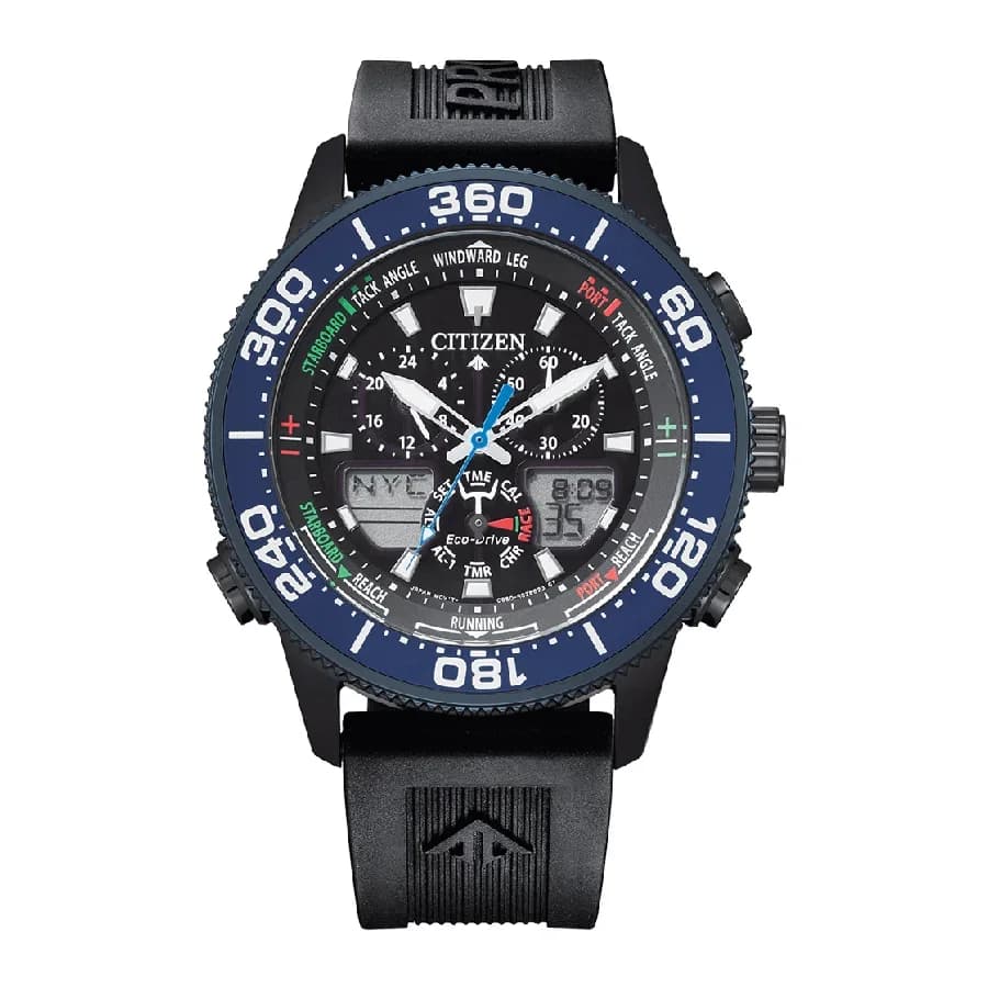 ساعة يد رجالية CITIZEN JR4065-09E من سلسلة Promaster Skyhawk A-T