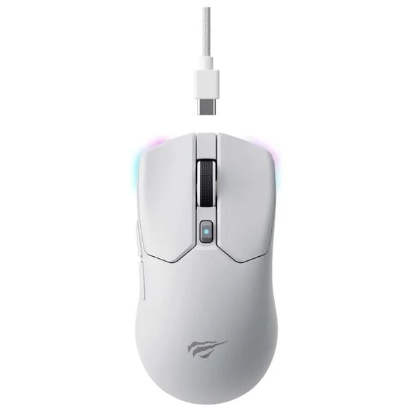 ماوس العاب لاسلكي Havit MS974WB أبيض مع 6 أزرار قابلة للبرمجة - 7179