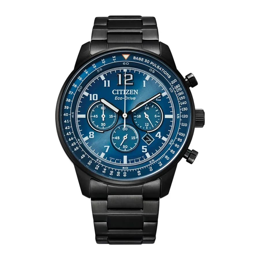 ساعة يد رجالية CITIZEN Eco-Drive Chronograph CA4505-80L