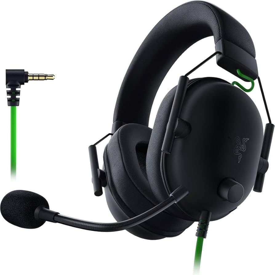 سماعة رأس احترافية للألعاب من RAZER موديل BLACKSHARK V2X BL