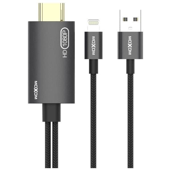 محول موكسوم لايتنينج إلى HDMI عالي الجودة لنقل الصورة والصوت بسهولة MX-AX28