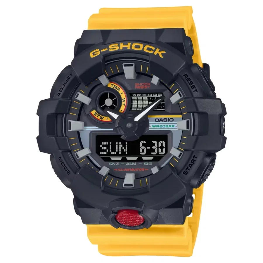 ساعة يد رجالية G-SHOCK GA-700MT-1A9DR