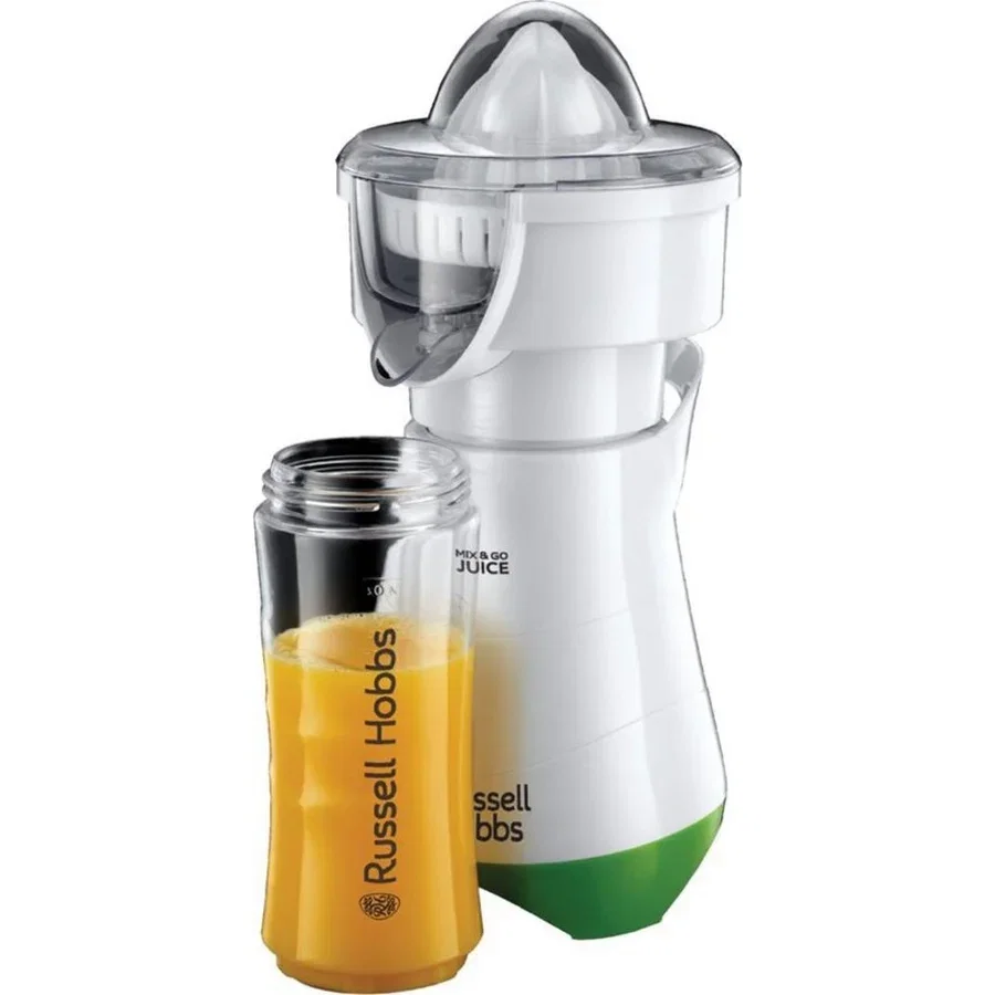 عصارة عصائر بلاستيكية عالية الجودة مع شفرة من الفولاذ المقاوم للصدأ من RUSSELL HOBBS موديل 21352