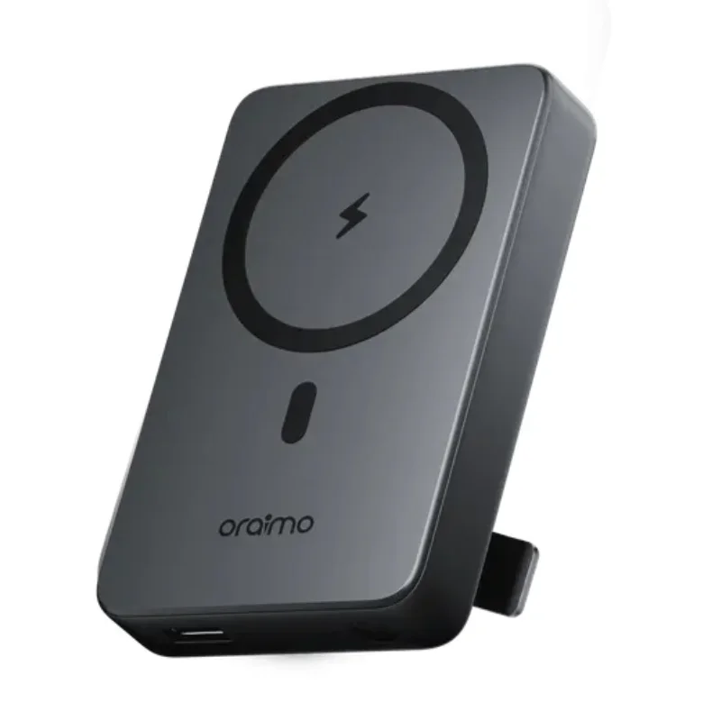 باور بنك لاسلكي ومغناطيسي سريع الشحن Oraimo MagPower 10000mAh - OPB-7102W(Black)
